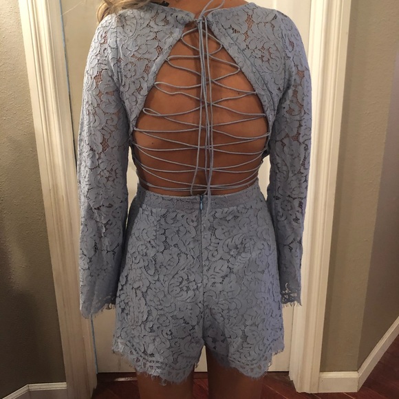 Romper long sleeve lace - Picture 2 of 3